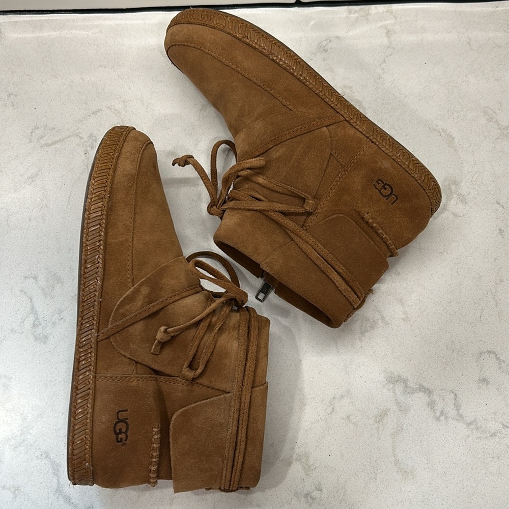 Ugg Women's Reid Suede Leather - Chestnut Boots - Picture 10 of 16
